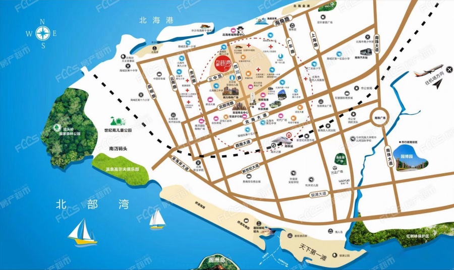 万豪港湾楼盘位置图1