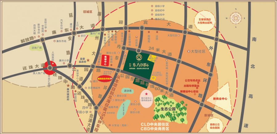 名都东方国际楼盘位置图1