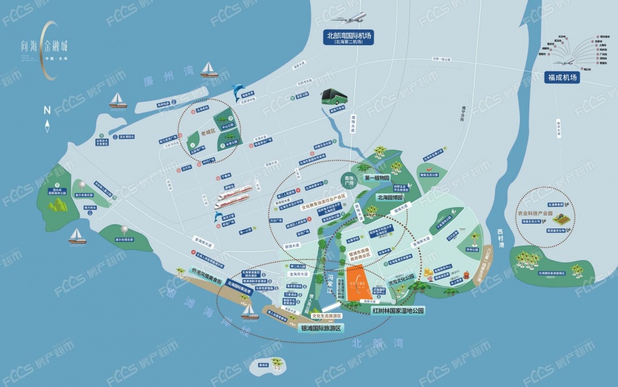 向海金融城楼盘位置图1