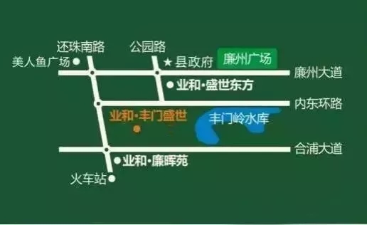业和·丰门盛世楼盘位置图1