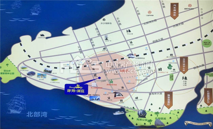 御海·澜庭楼盘总平图1