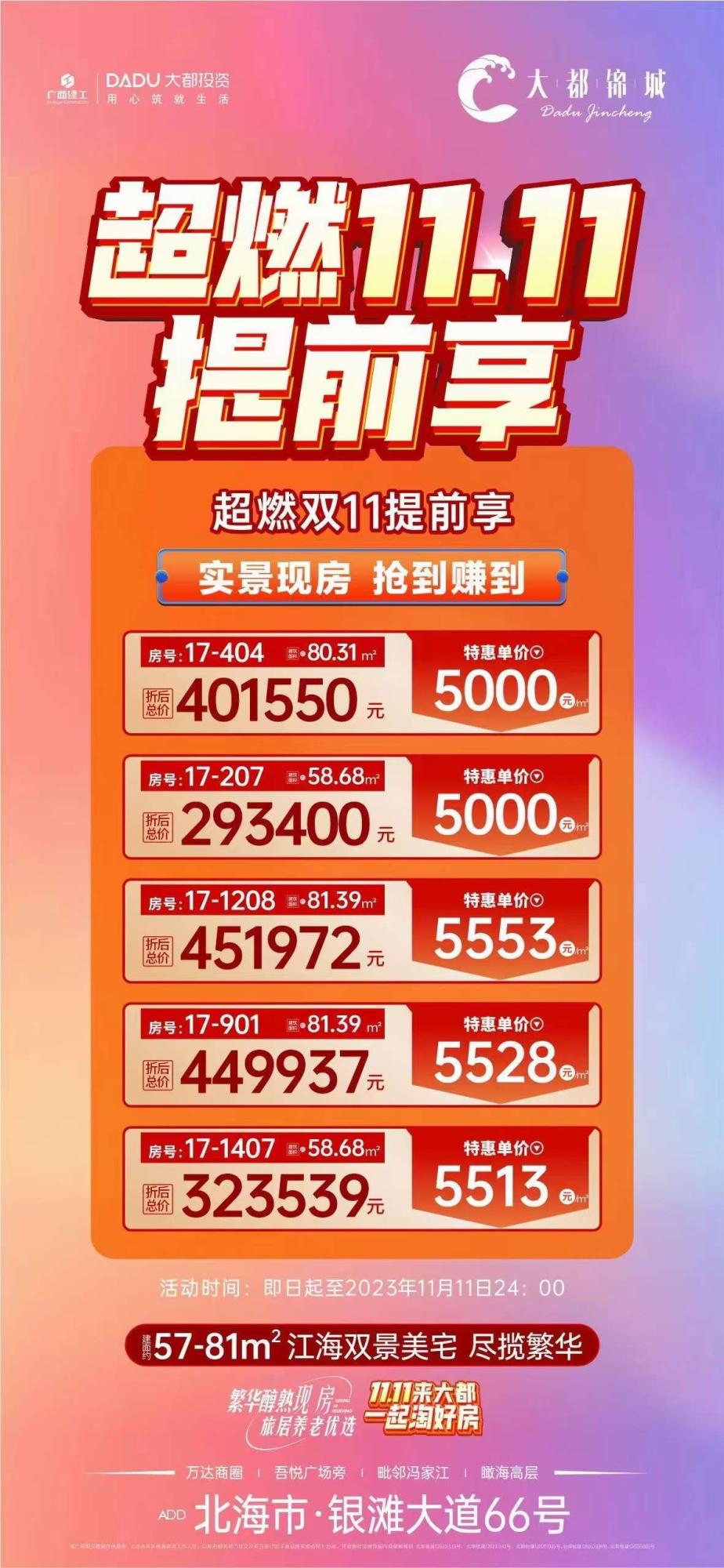 国企江海双景现房百亩大盘，吾悦万达双商圈，