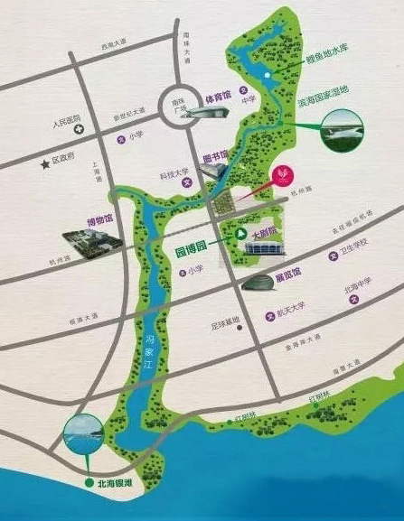 锦江白鹭郡位置示意图