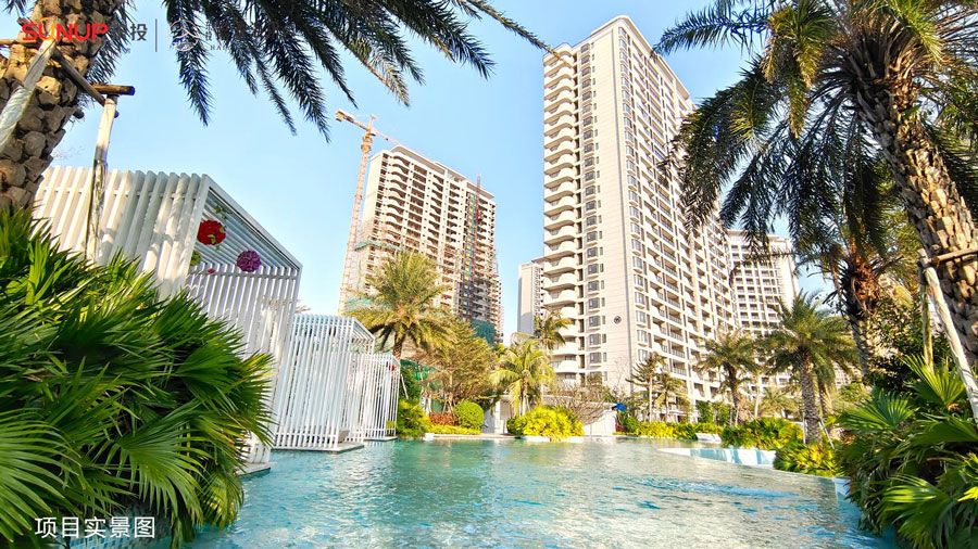 东投银滩海玥台实景图