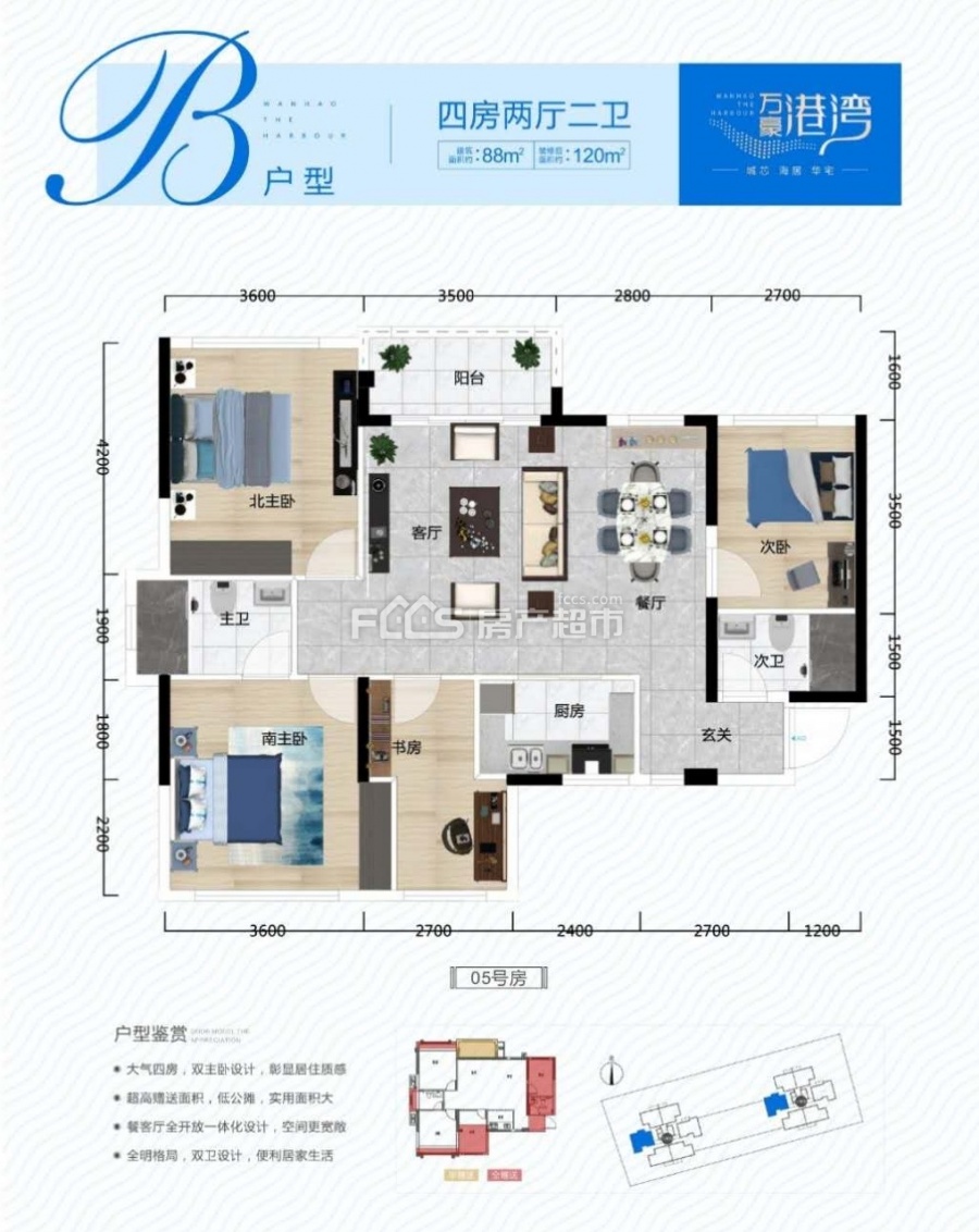 万豪港湾楼盘户型图1