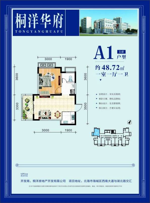 桐洋华府楼盘户型图2