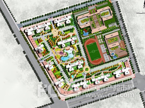 海悦华府楼盘总平图1