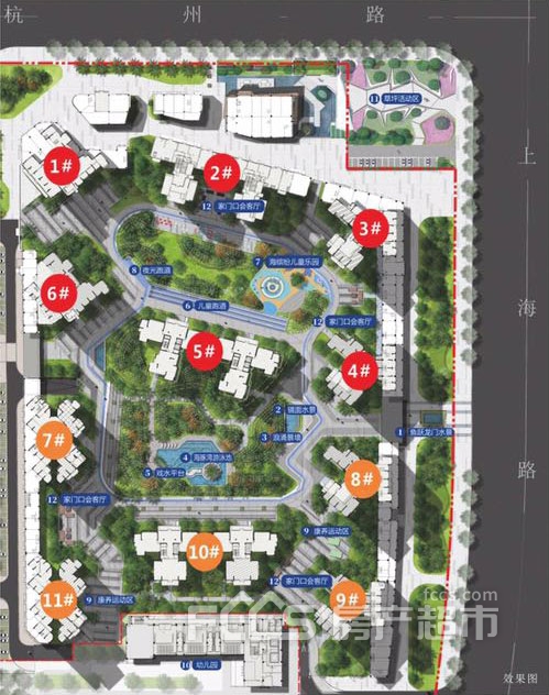 大都锦上楼盘总平图1