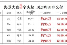 北部湾1号特价现房特惠5450元/㎡起,仅5套的配图
