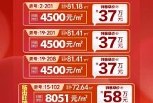 大都锦城5套特价房献礼,住宅特惠单价4500元/㎡的配图