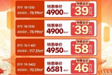 大都金沙湾5套特价房献礼,特惠单价4900元/㎡起!的配图