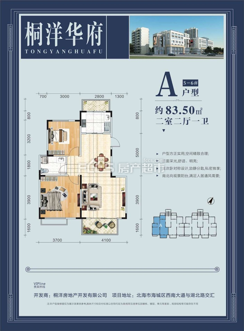 桐洋华府户型图